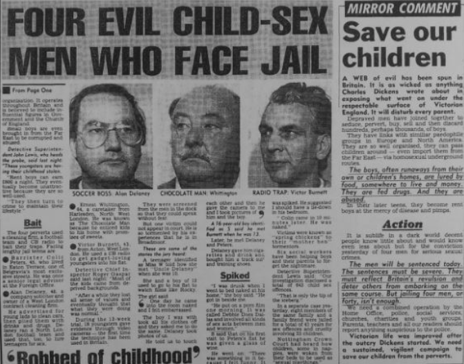 News article about Alan Herbert Delaney